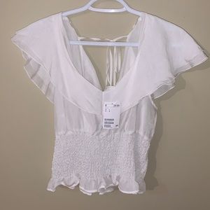 H&M white blouse